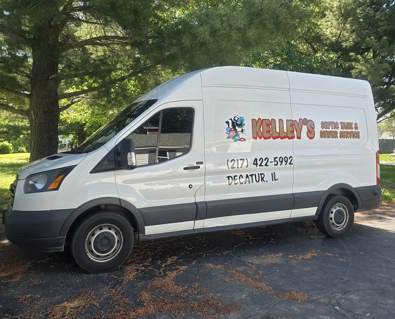 Sewer Cleaning & Repair Service Van in Decatur IL